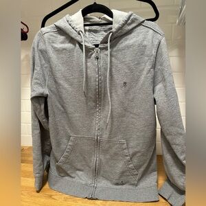 IZOD Saltwater Gray Zip-Up Hoodie